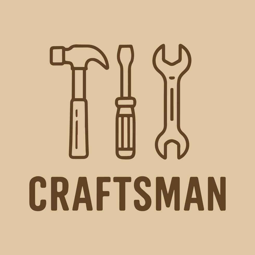 Craftsman Tools a Symbol of Skill and Dedication to Quality Work vector