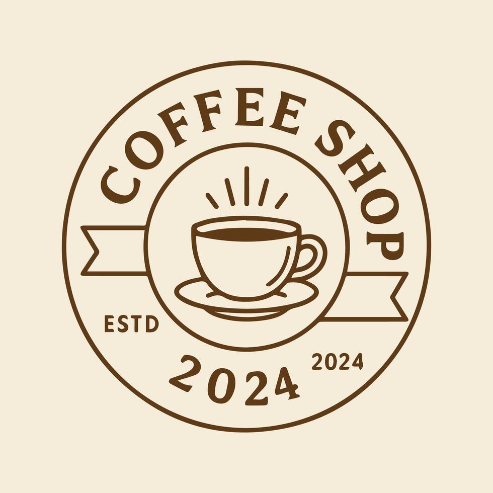Inviting Coffee Shop Logo Design Warm Aesthetic Appeal and Brand Identity vector