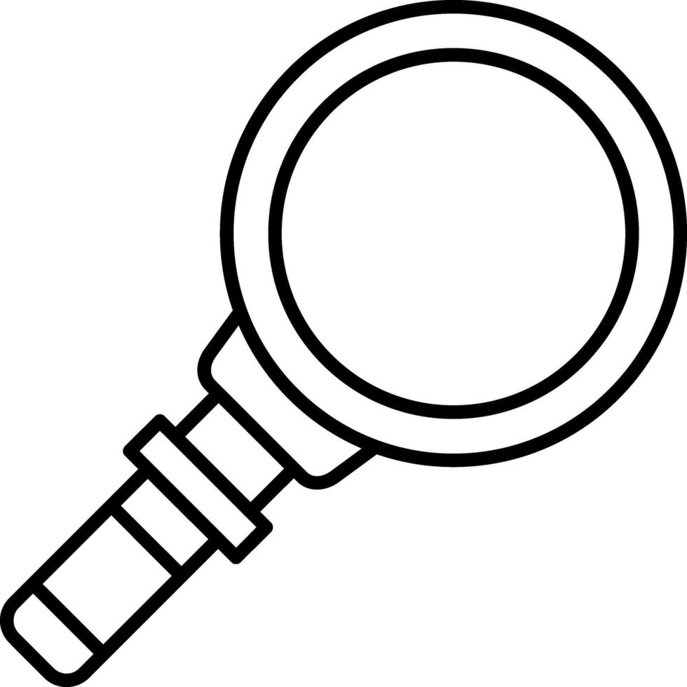 Magnifying glass Search Investigate Zoom Detective Clue vector