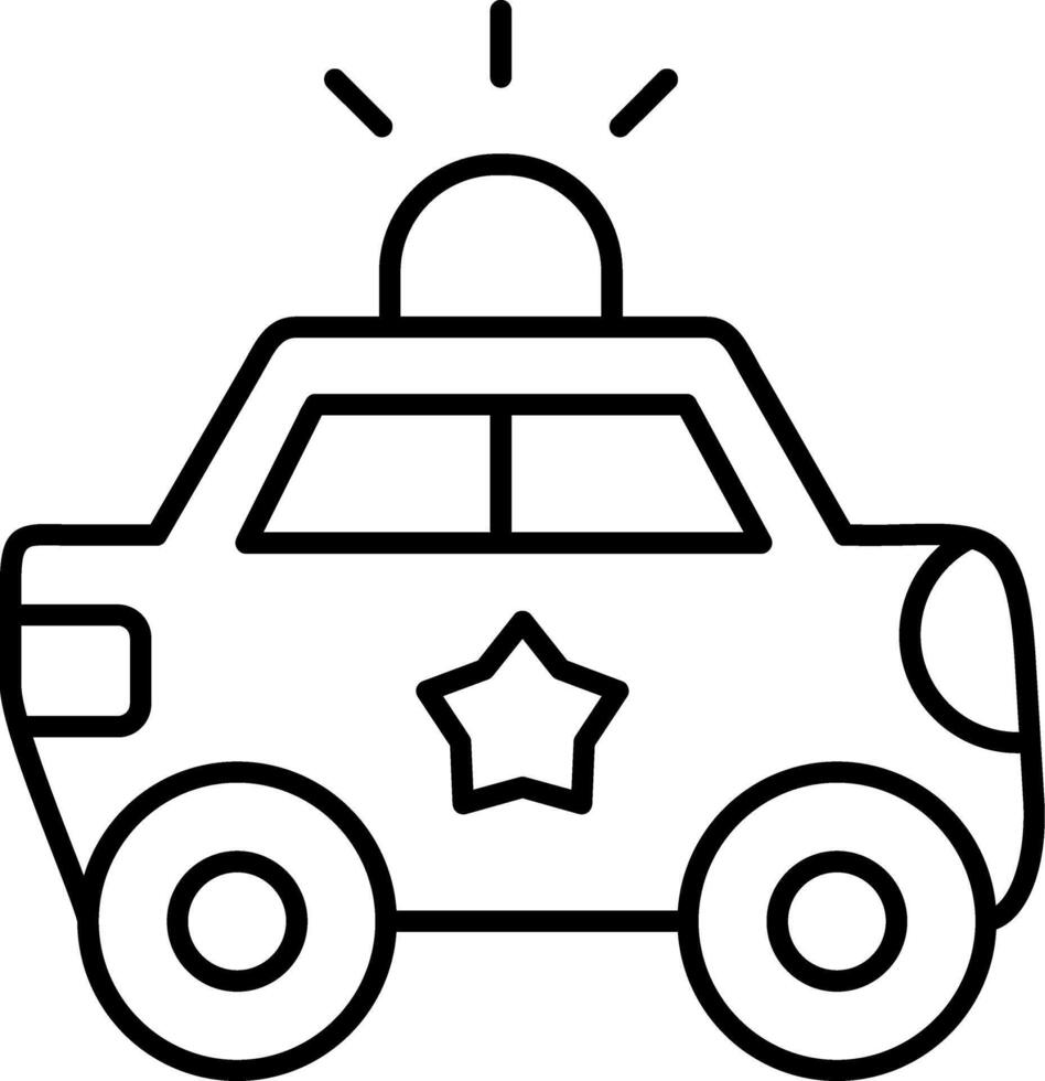 Police Car Vehicle Patrol Security Law Enforcement vector
