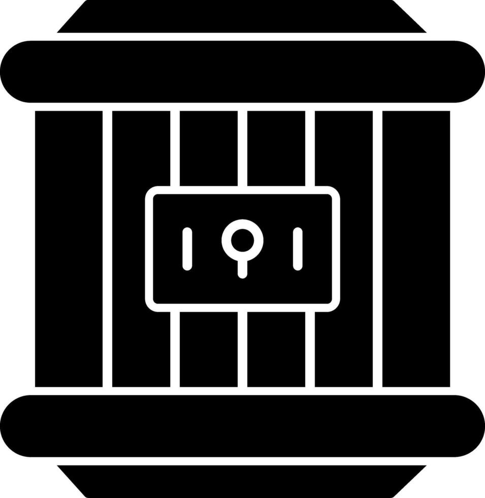 Prison Jail Inmate Cell vector