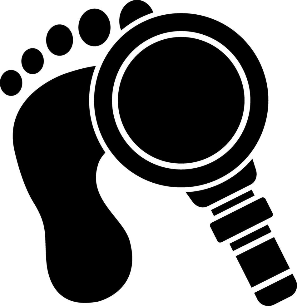 Footprint Track Clue Shoe vector