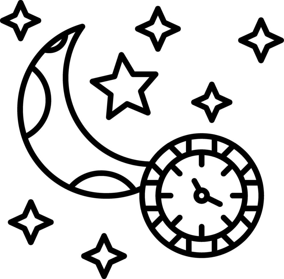 Night Evening Sleep Moon Dark Time vector