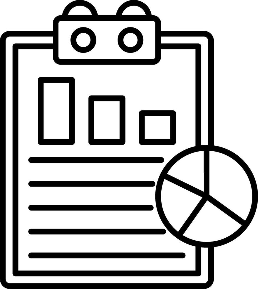 Report Document Summary Data Review Analysis vector