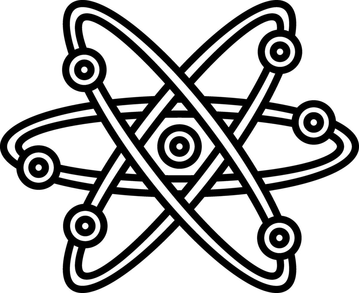 Atoms Science Molecule Physics Chemistry Elements vector