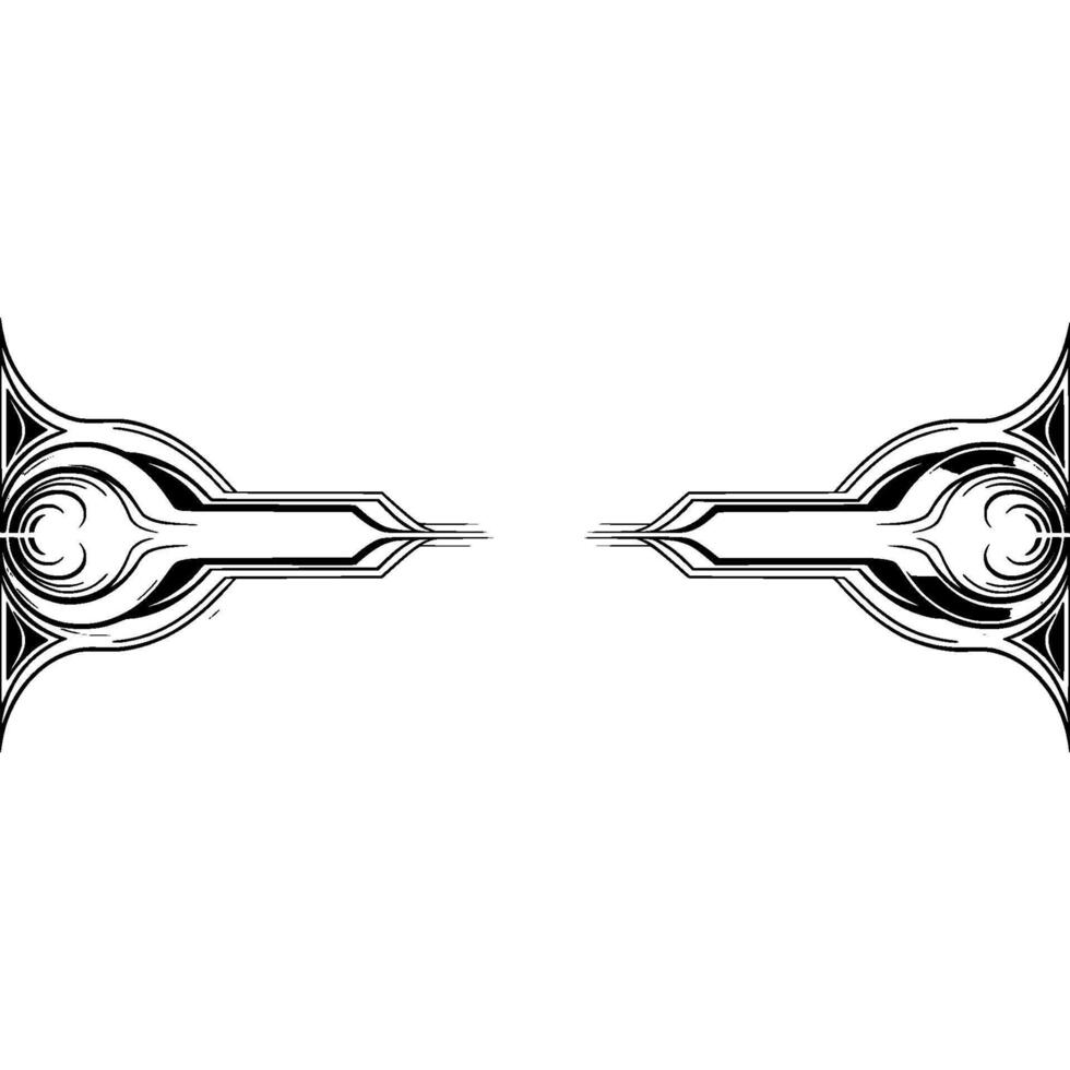 Art Deco Geometric With Symmetry Modern Elegance vector