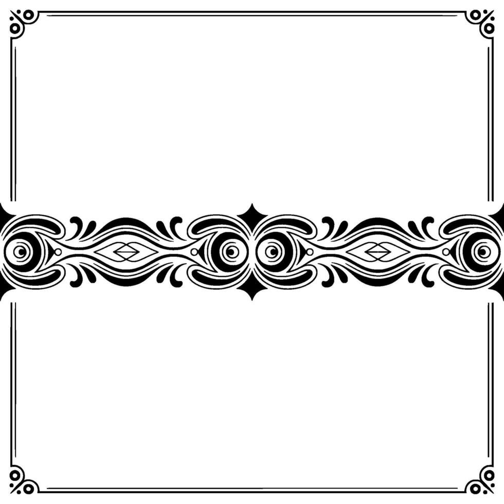 Elegant Ornamental Border for Certificate or Invitation vector