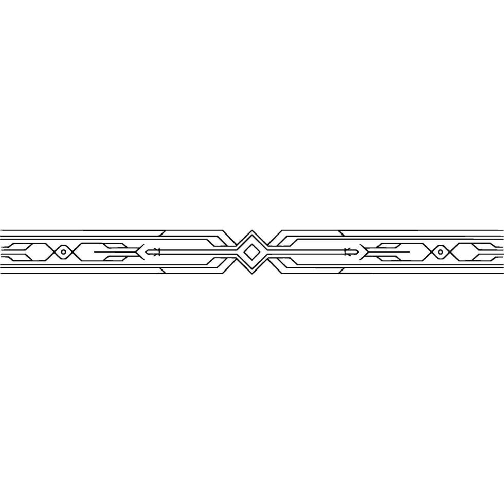 Elegant Minimalist Geometric Border on Gradient Background vector