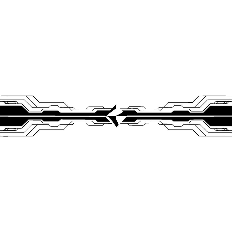 Futuristic Tech Line With Diamond Shape Minimalist Background vector