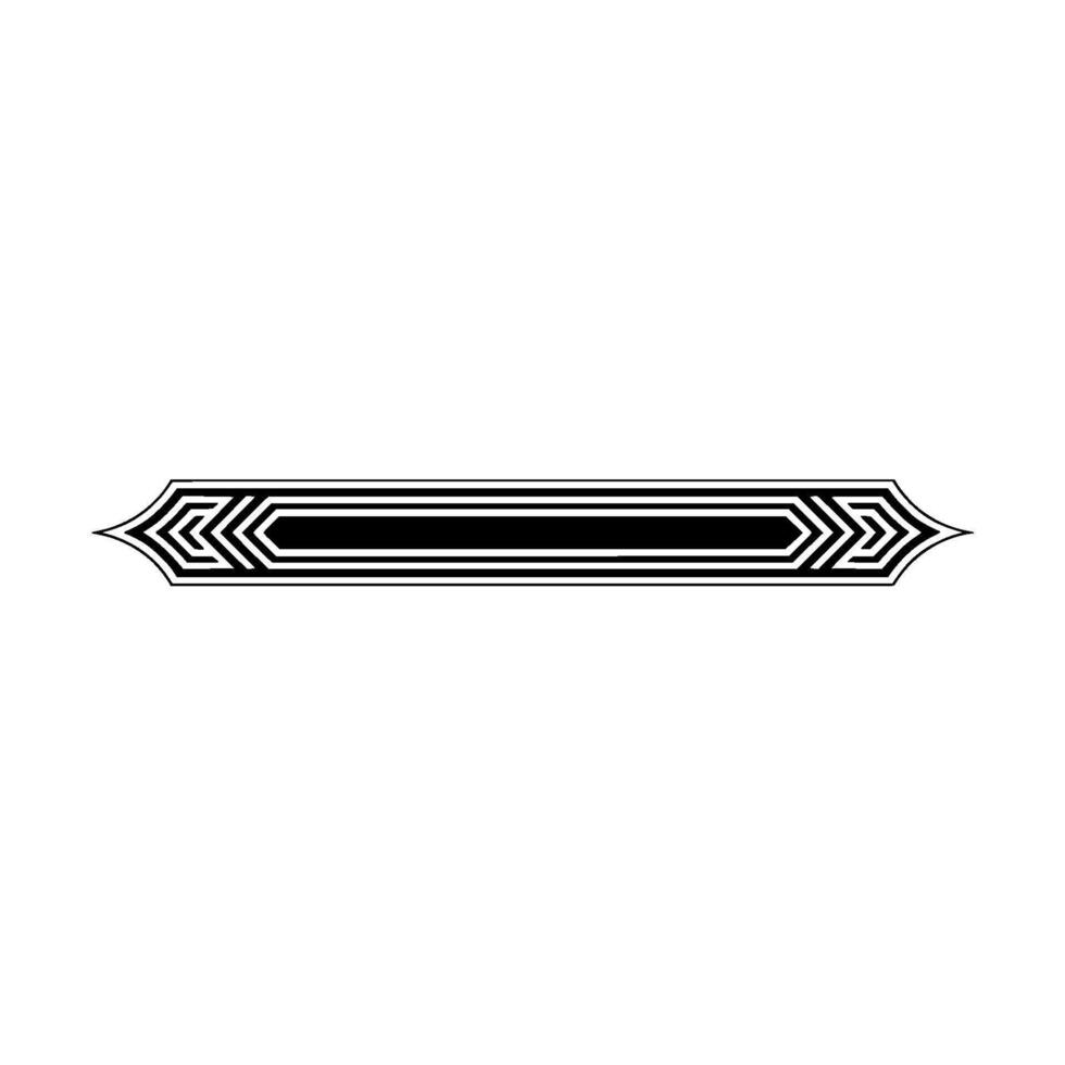 Minimalist Black White Geometric Banner on White Background vector