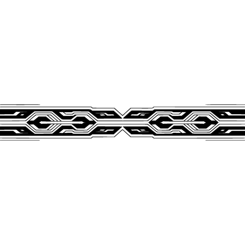 Futuristic Circuit Board Element on White Background - Technology vector