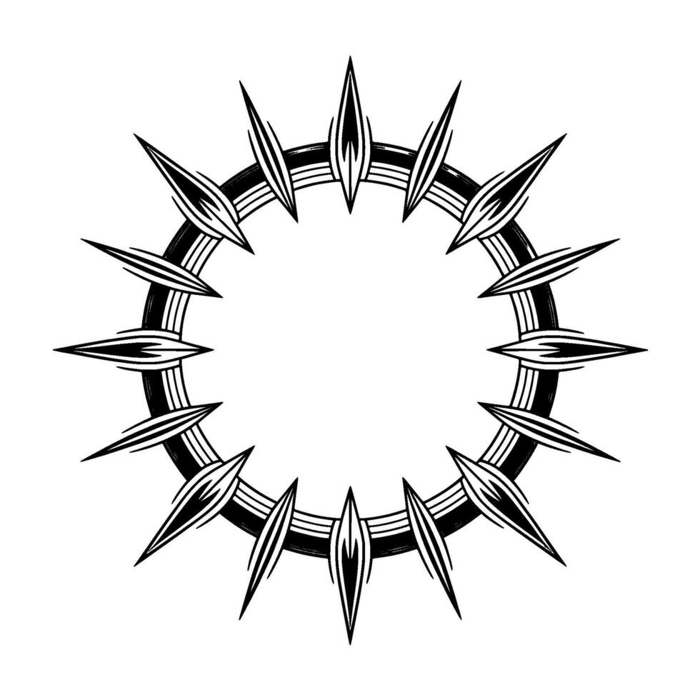Black Panther Inspired Necklace, Minimalist, Isolated vector