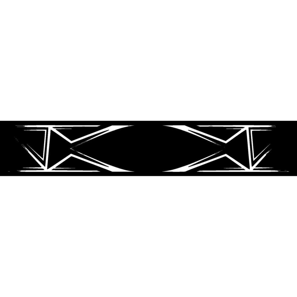 Modern Geometric Banner, Black And Silver Element vector
