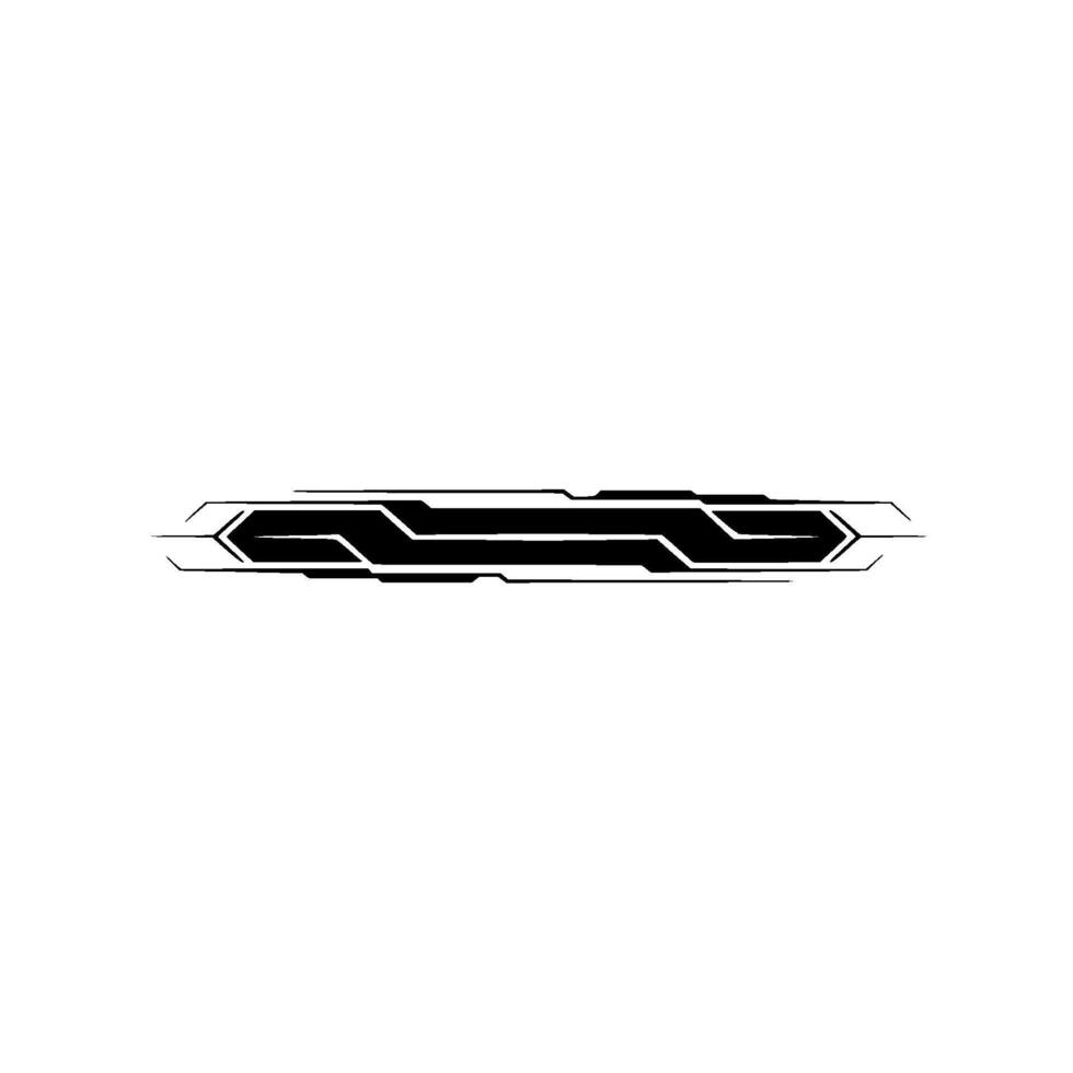 Futuristic Tech Element On White Abstract, Illustration vector