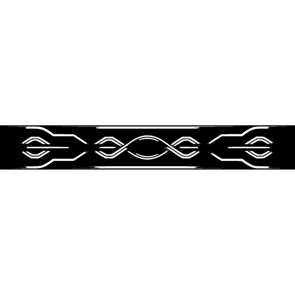 Abstract Silver And Black Stripe On White, Modern Aesthetic vector