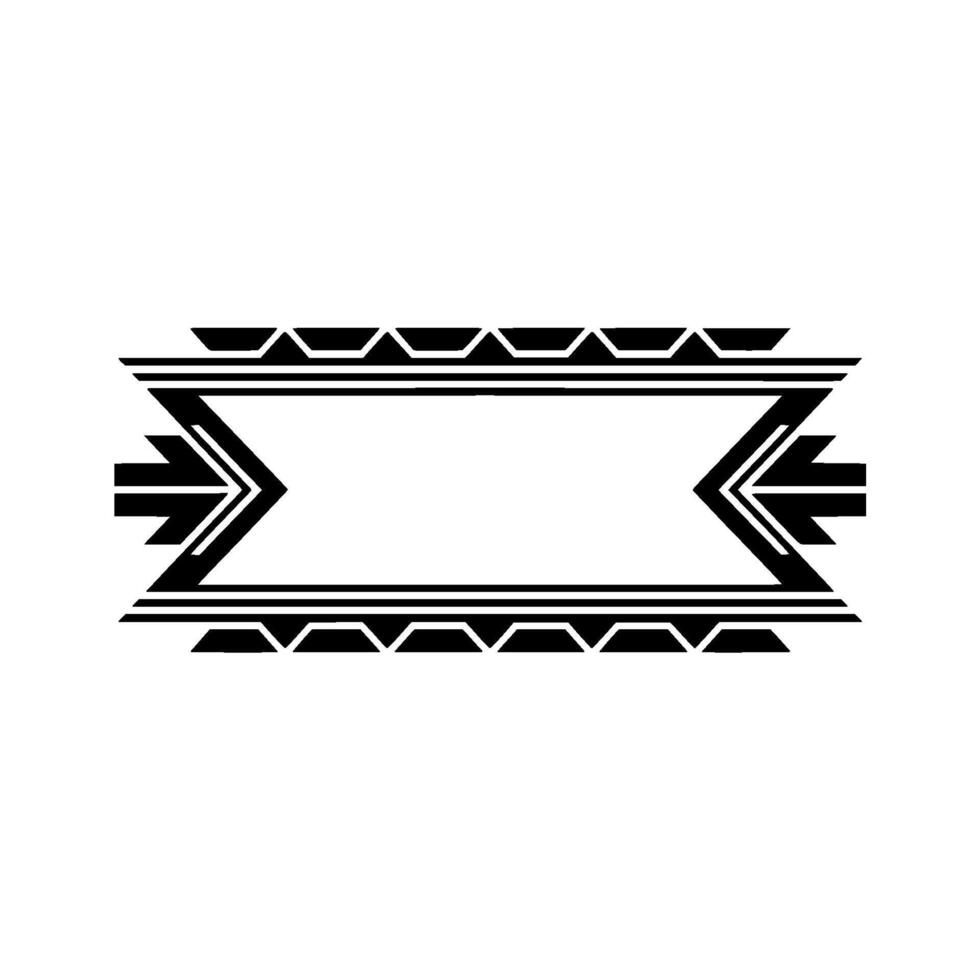 Geometric Banner Frame Monochrome Minimalist For Text, Branding, Logos vector
