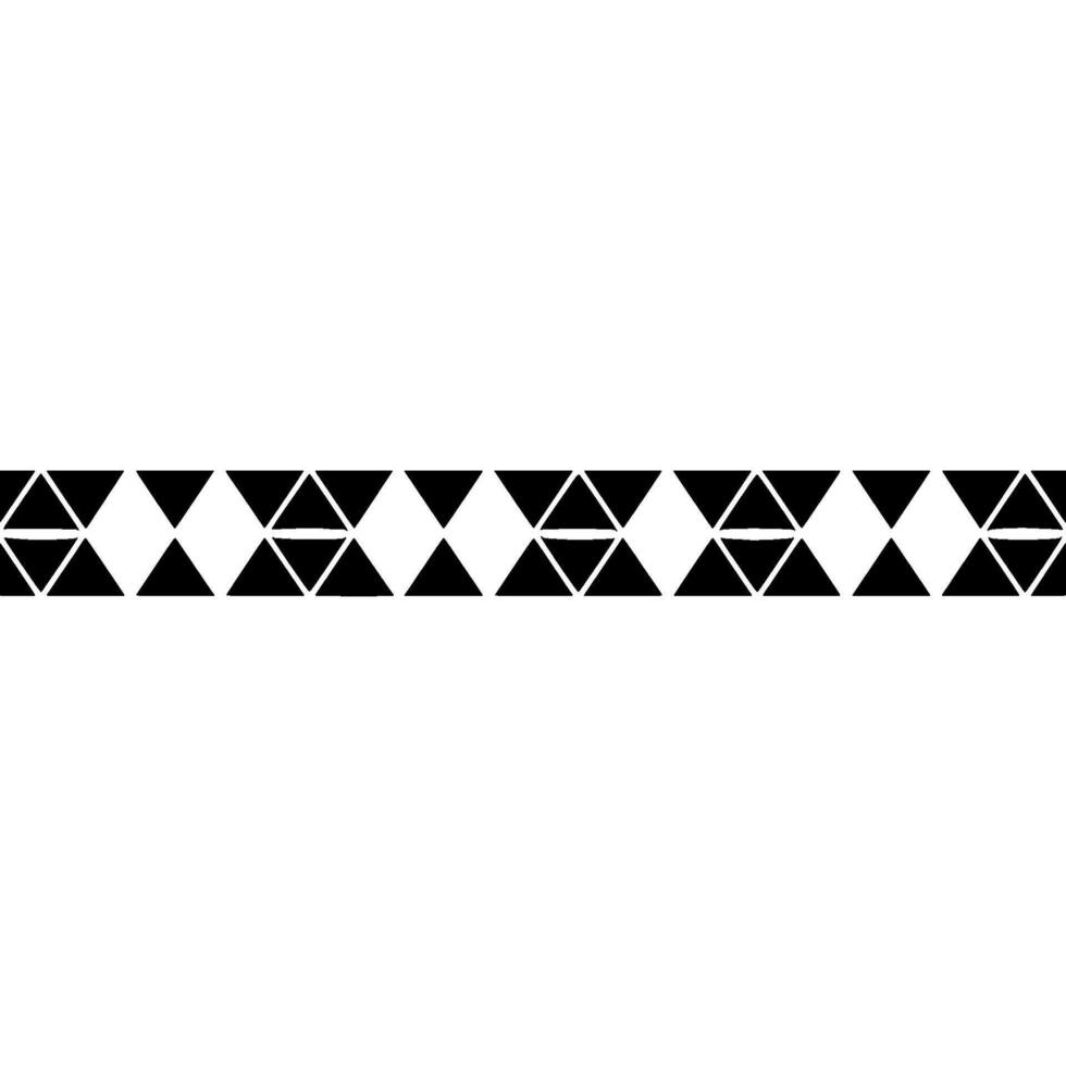 Minimalist Geometric Border With Triangles, Modern, Neutral Tone vector