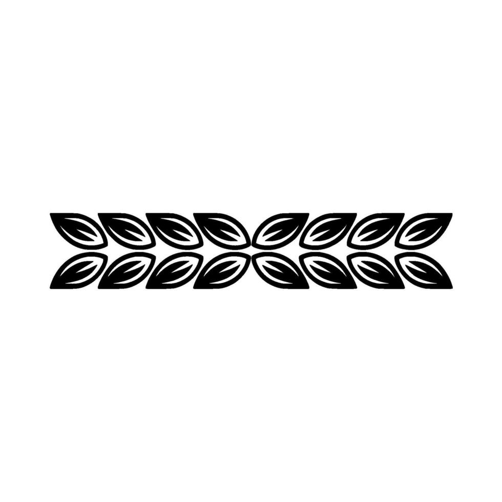 Minimalist Laurel Wreath Illustration Decorative Element vector