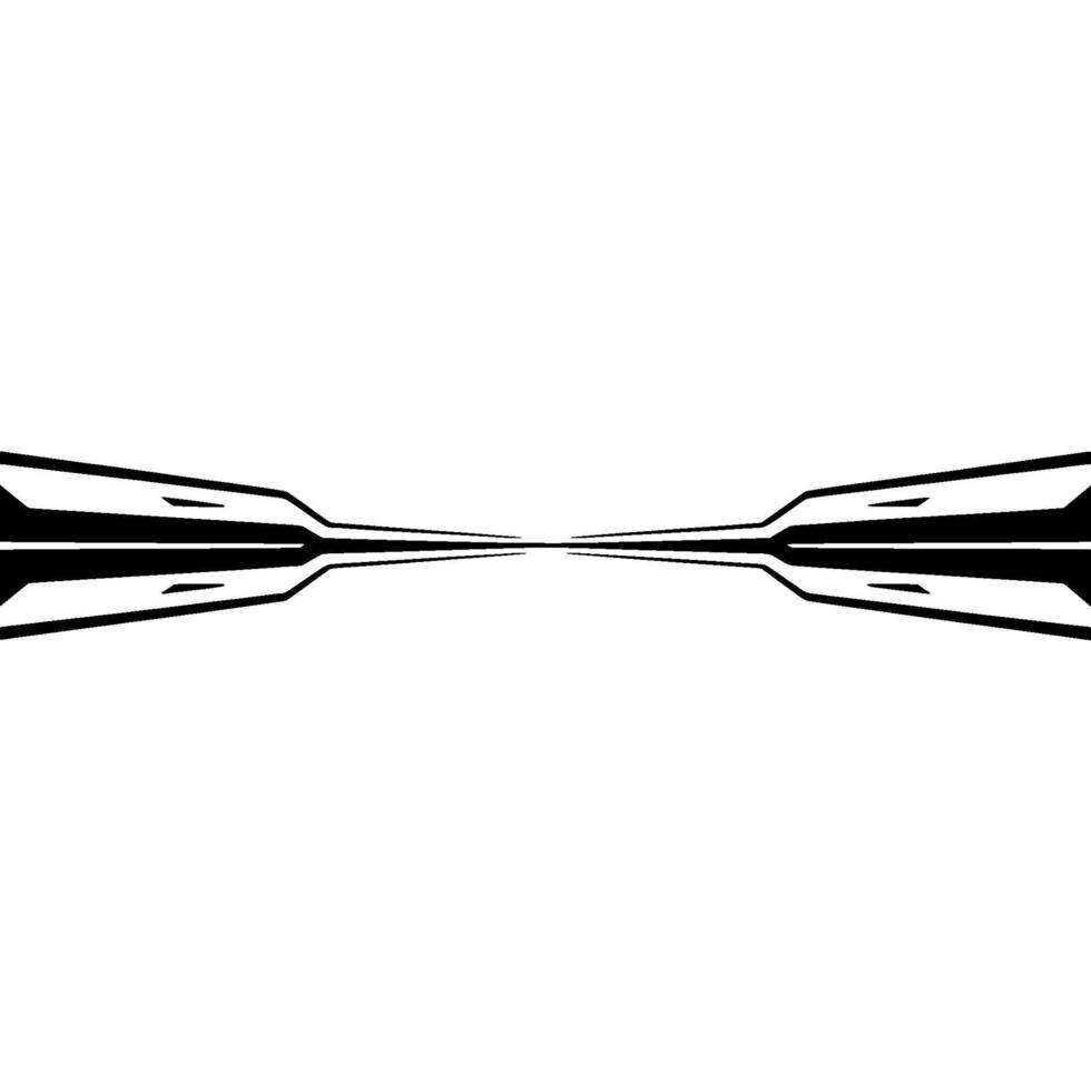 Abstract Black And White Symmetry, Minimalist vector