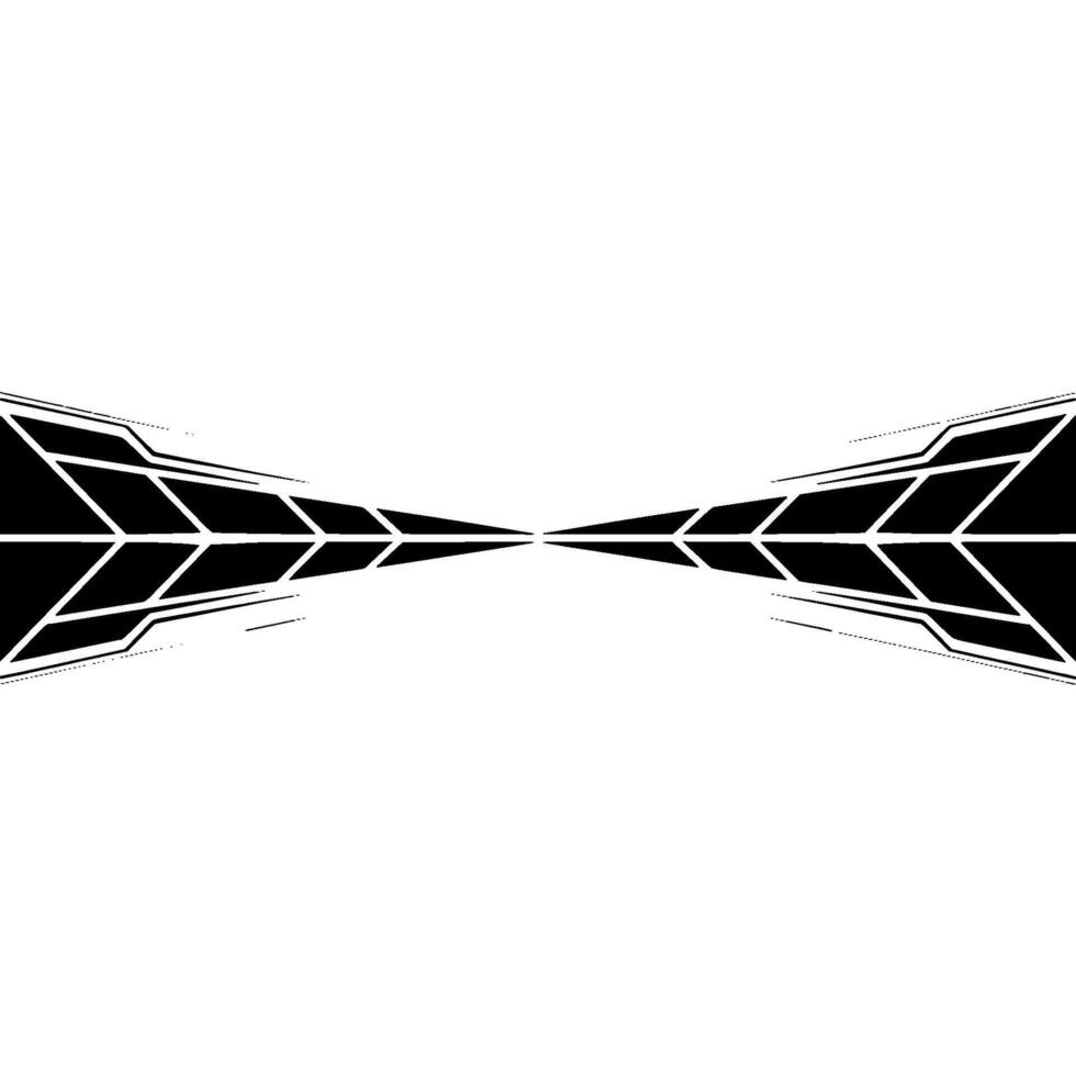 Modern Geometric Abstraction In Black And White Futuristic Digital vector