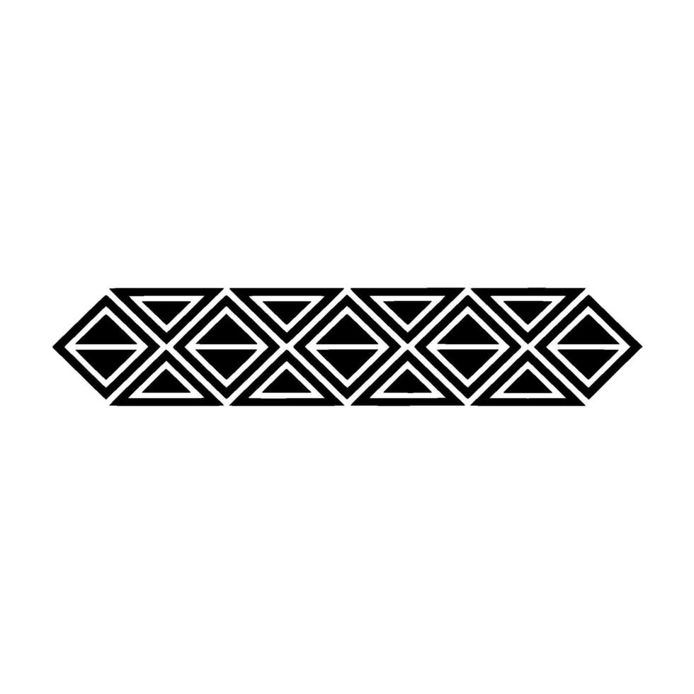 Minimalist Geometric Arrowhead Pattern On White Background vector