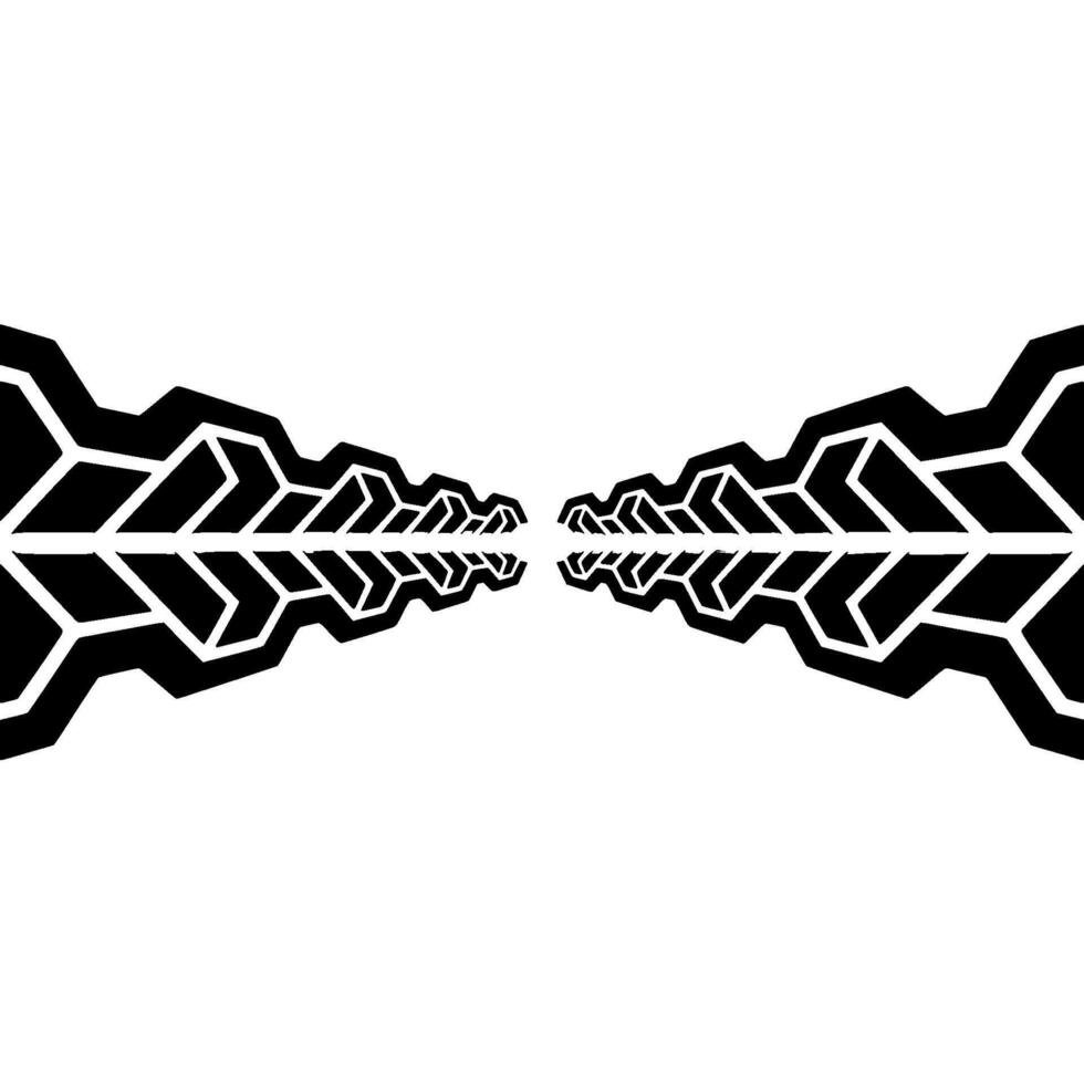 Geometric Arrow Path, Black White Minimalist Background vector