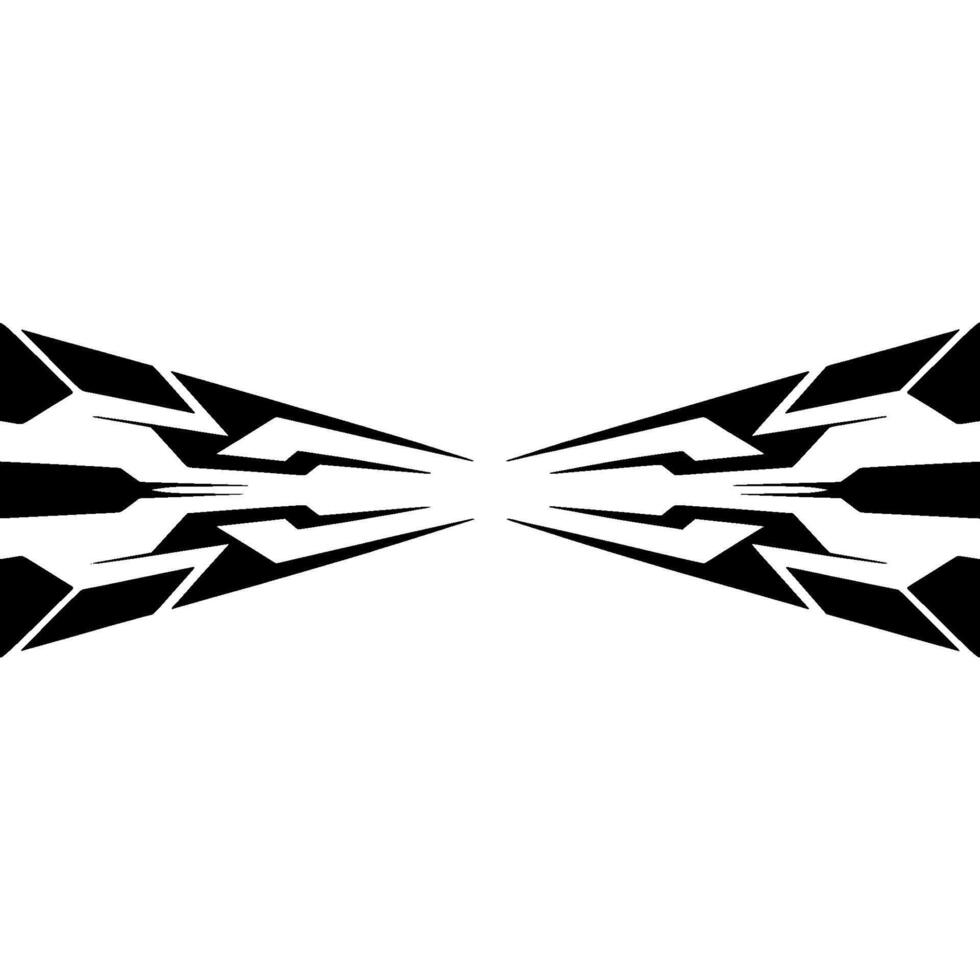 Abstract Geometric Black And White, Modern Style vector