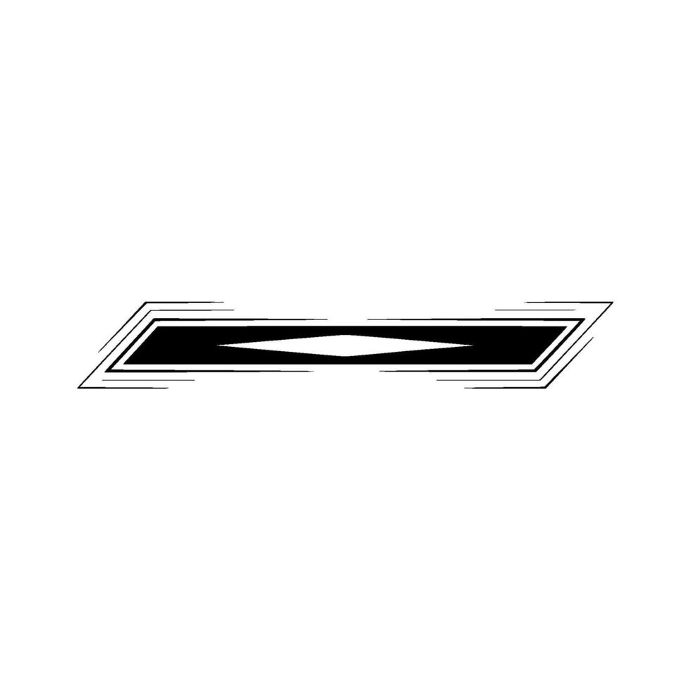 Geometric Abstract With Diamond Shape Minimalist Monochrome vector
