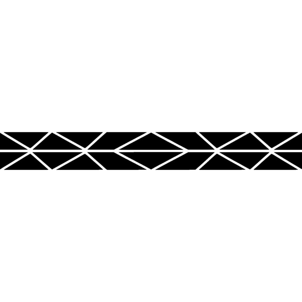 Geometric Pattern Band On White Background vector