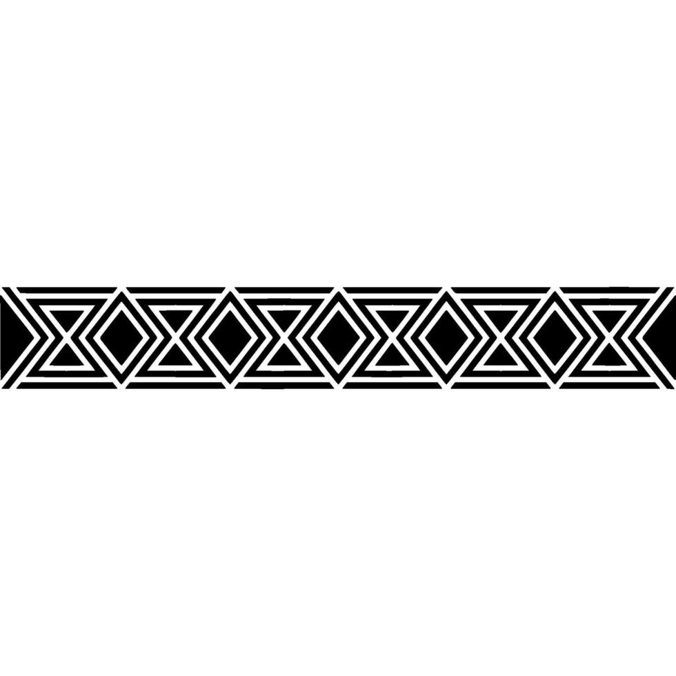 Geometric Black And White Border, Minimalist, Abstract vector