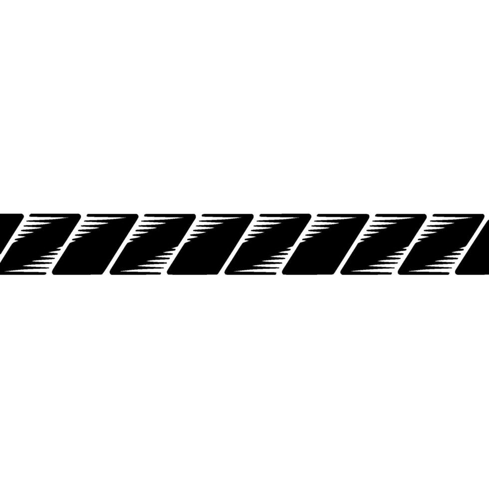 Abstract Black Border On White Background vector