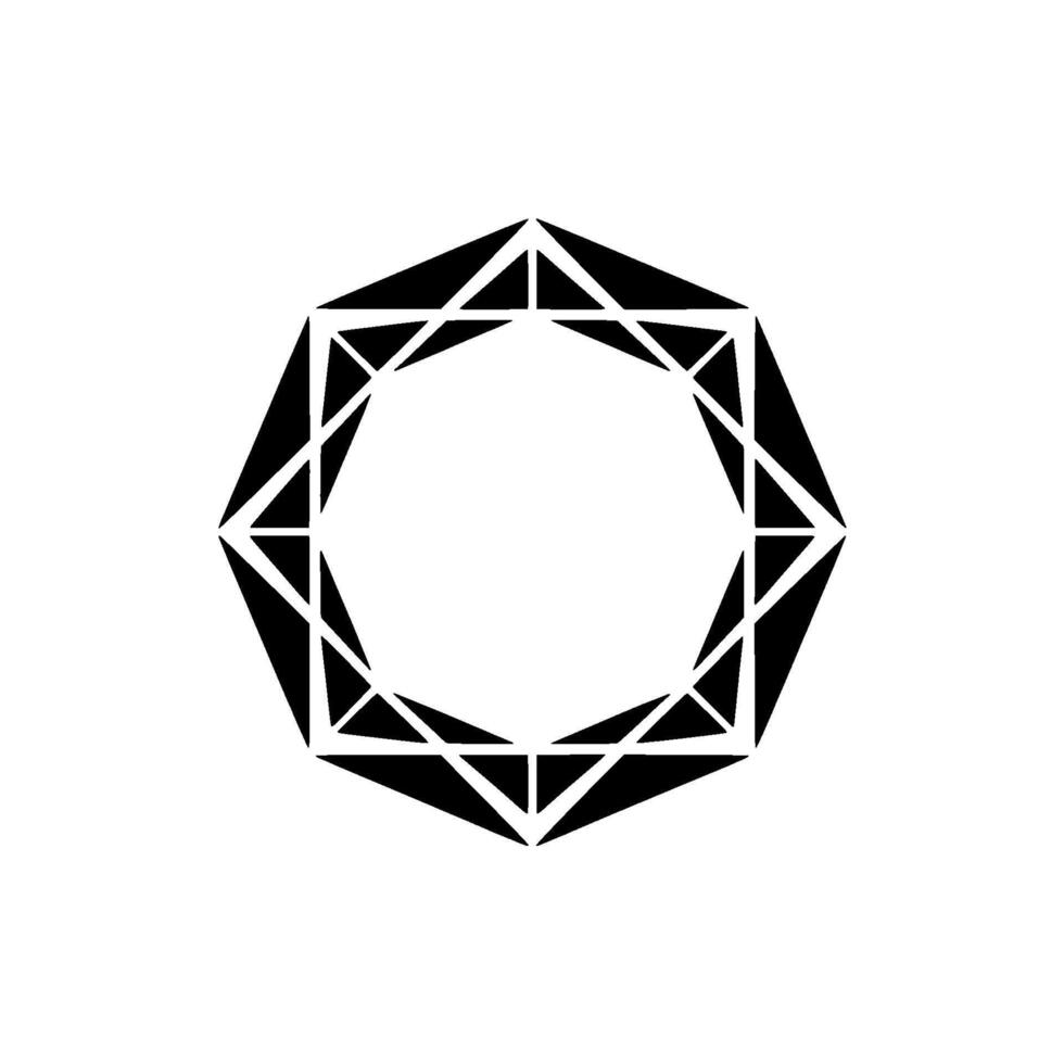 Geometric Diamond Shape, Minimalist Abstract vector