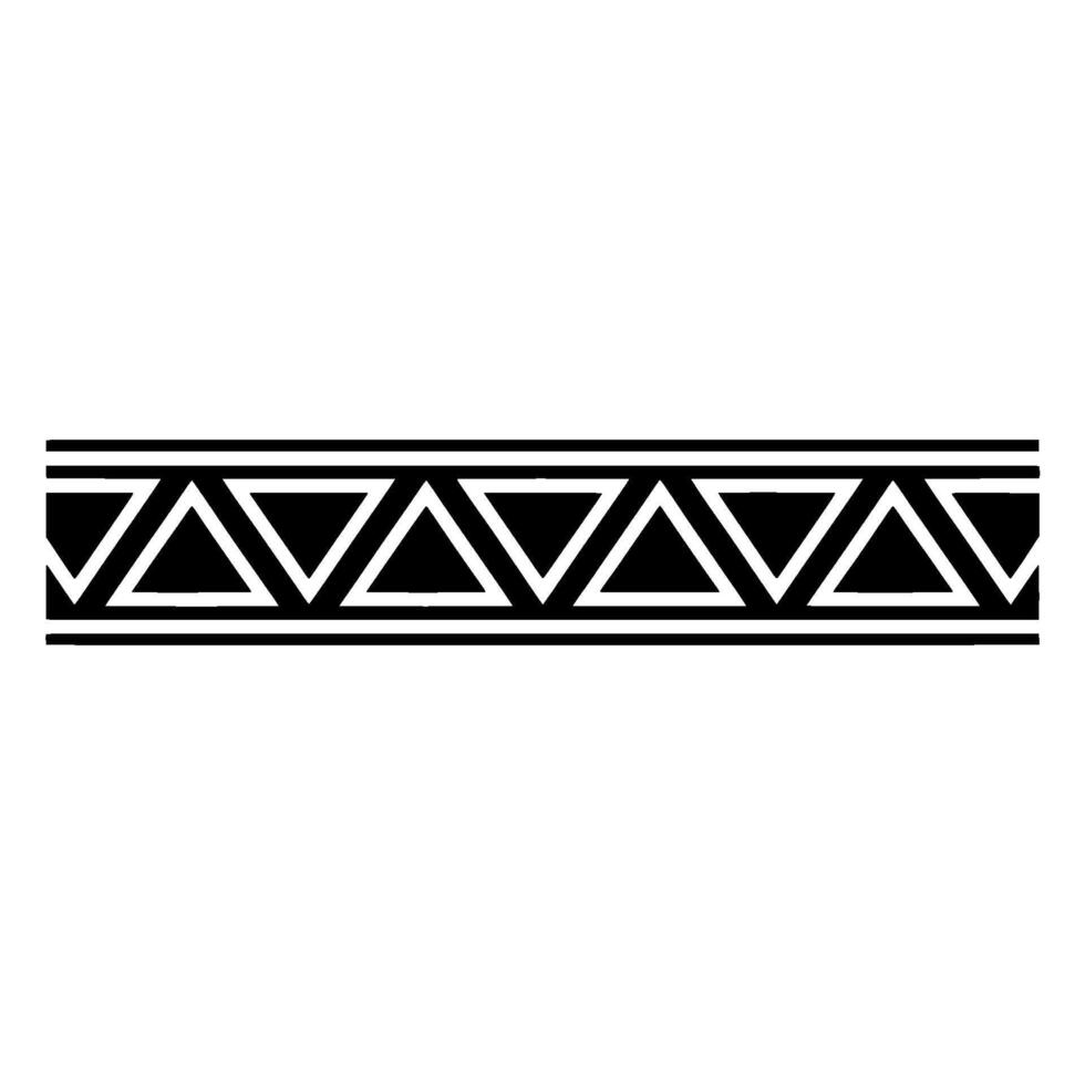 Geometric Triangle Border, Element, Minimalist Pattern vector