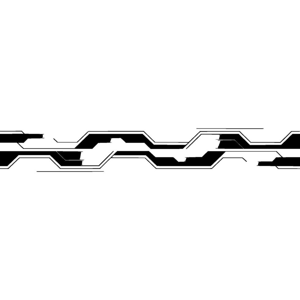 Futuristic Tech Circuitry, Black And Grey Abstract vector
