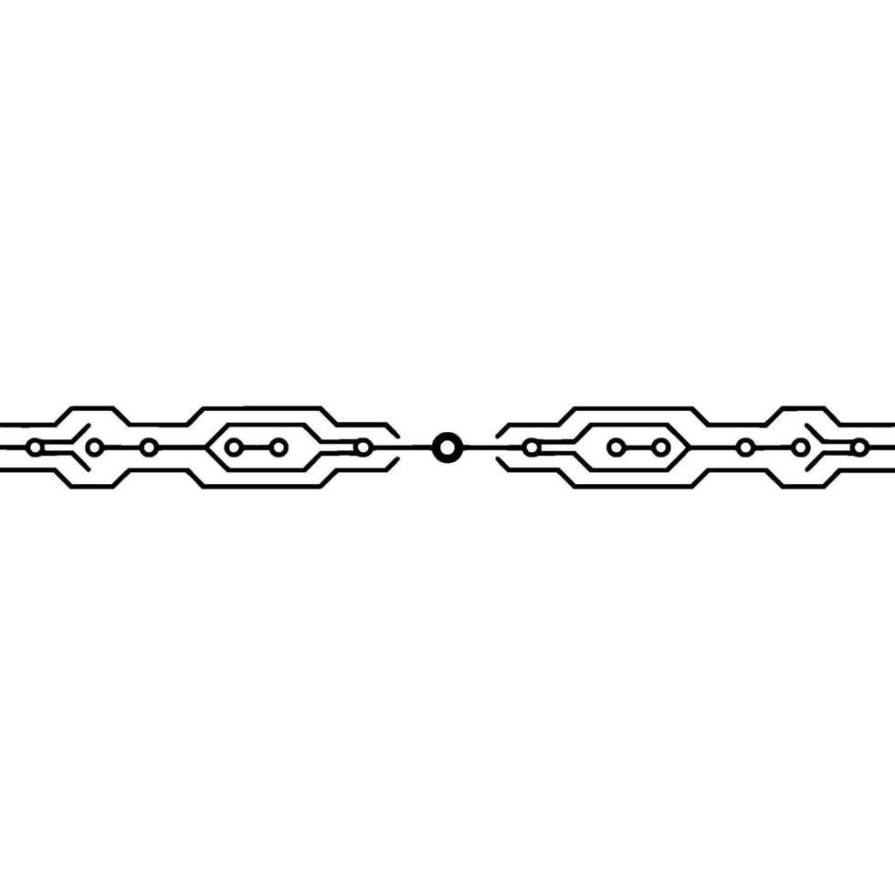 Circuit Board Connection Abstract Illustration vector
