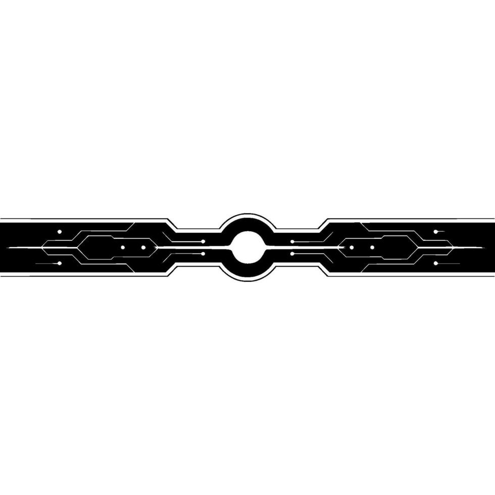 Tech Circuit Board Banner Modern, Minimalist, Abstract vector