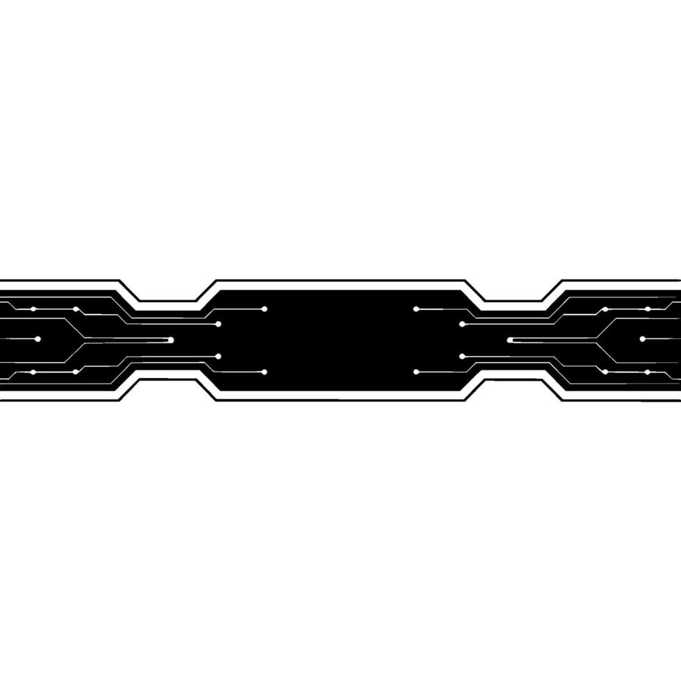 Minimalist Circuit Board Tech Background With Space For Text vector