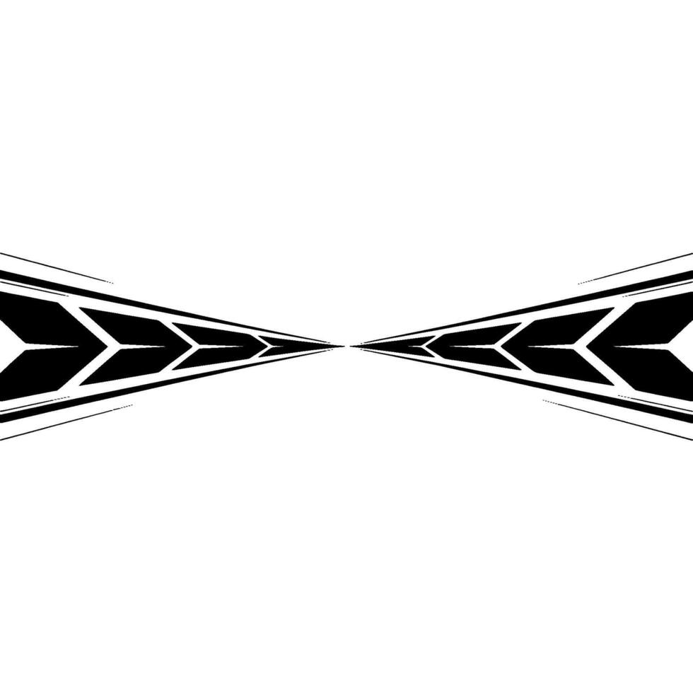 Minimalist Black Arrow On White Background vector