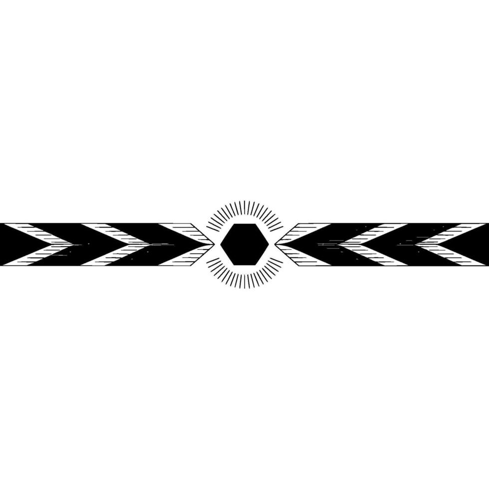 Minimalist Geometric Pattern In Black And White vector
