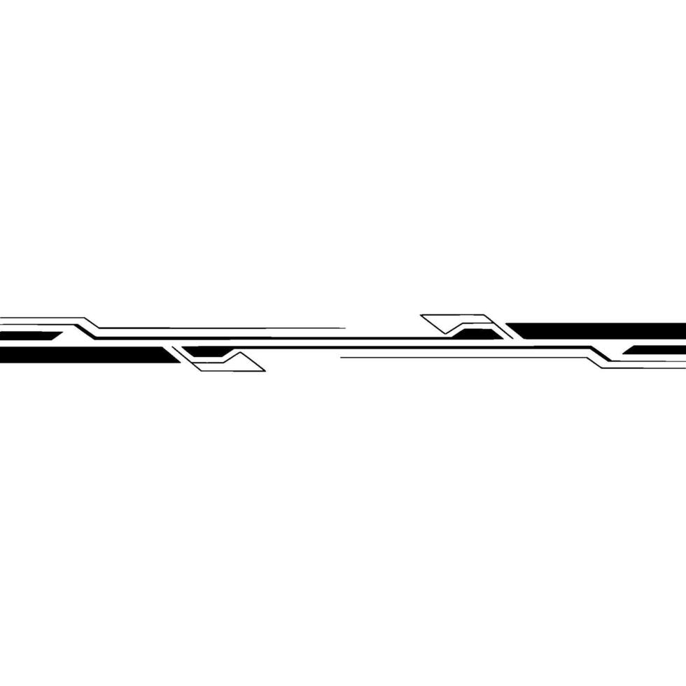 Tech Abstract Minimalist Black Lines On White vector