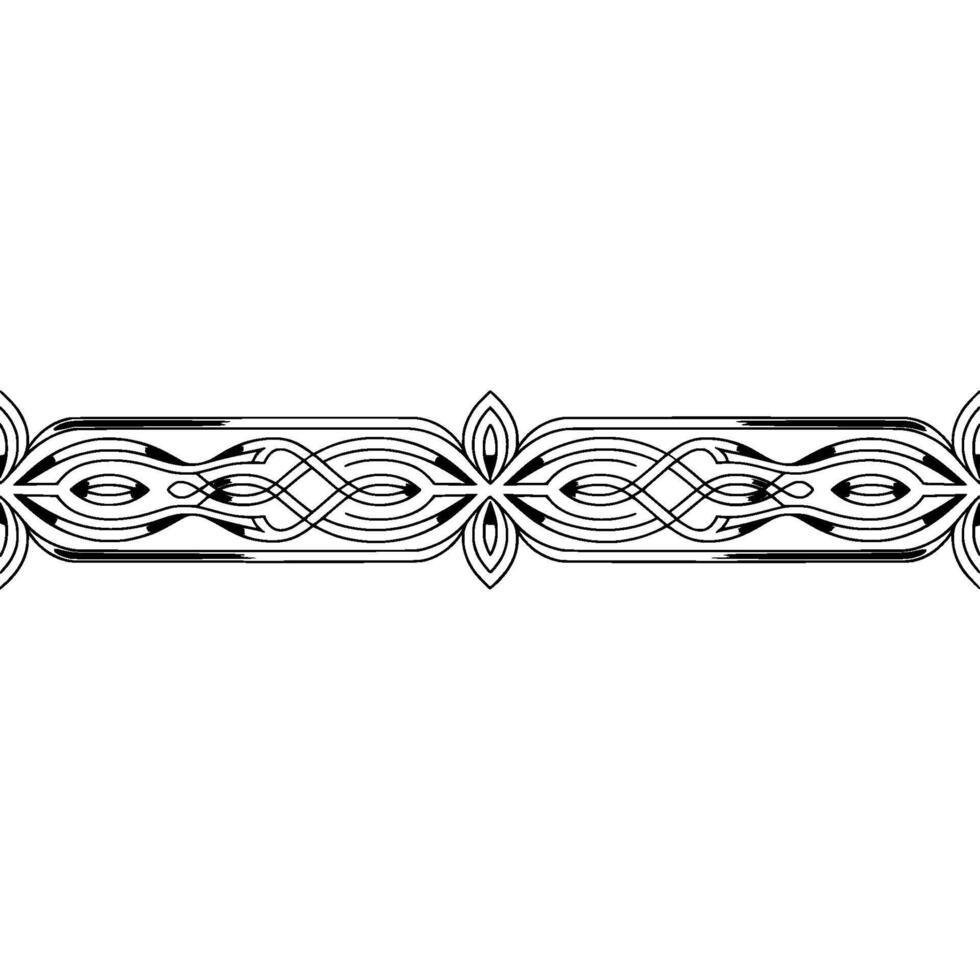 Elegant Geometric Ornament, Minimalist Pattern For Elements vector