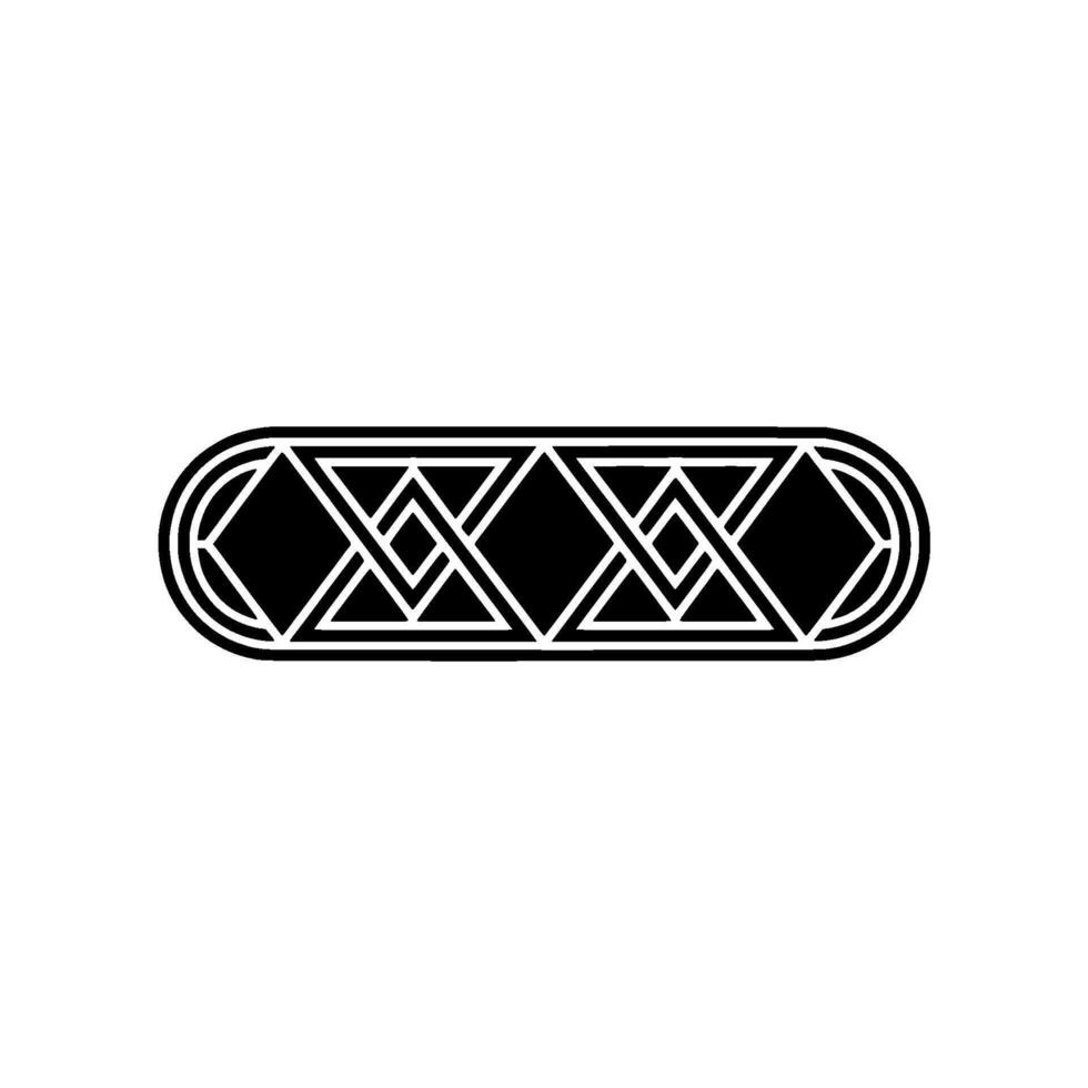 Geometric Black And White Seamless Pattern Modern Minimalist vector