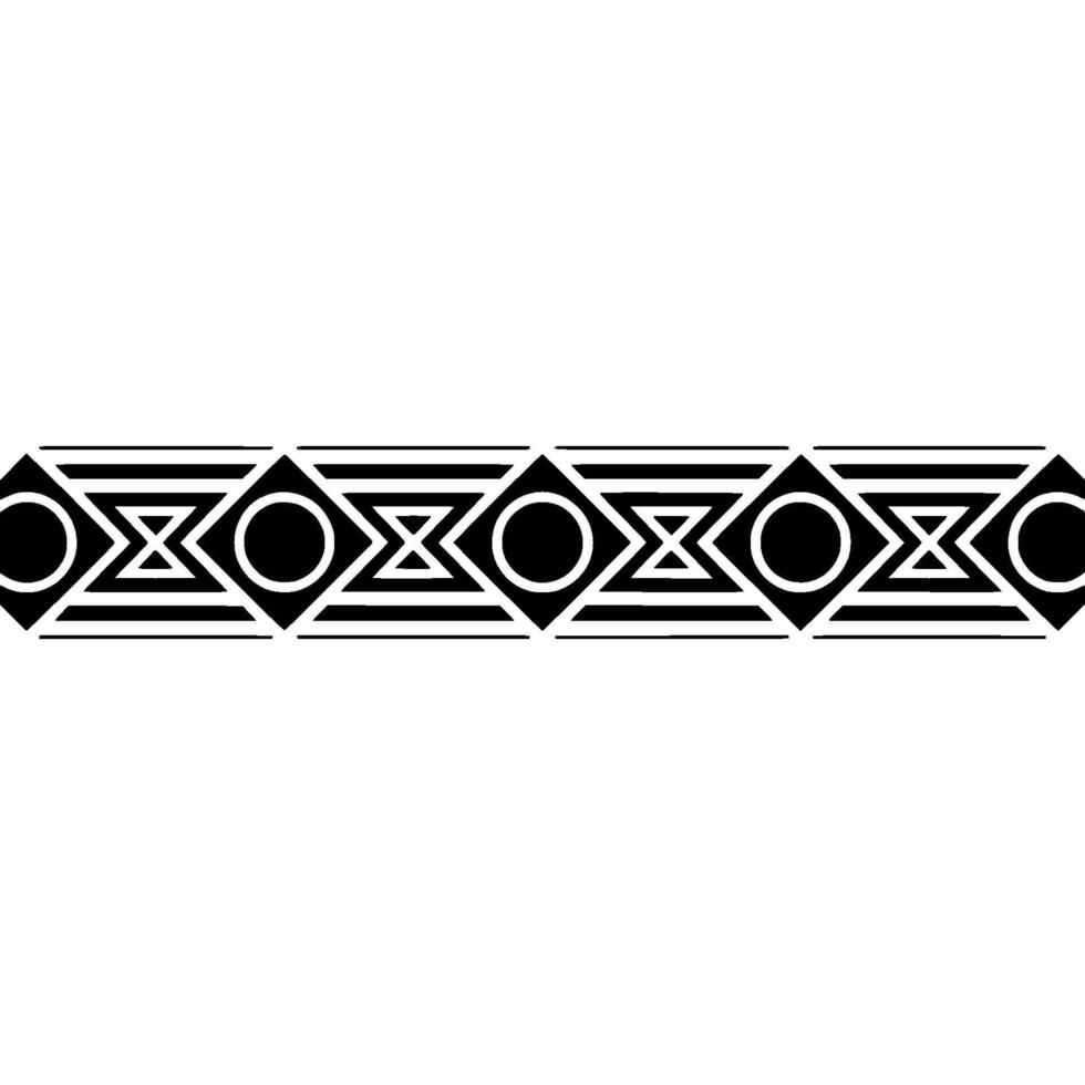 Geometric Border Monochrome, Abstract, And Decorative Element vector