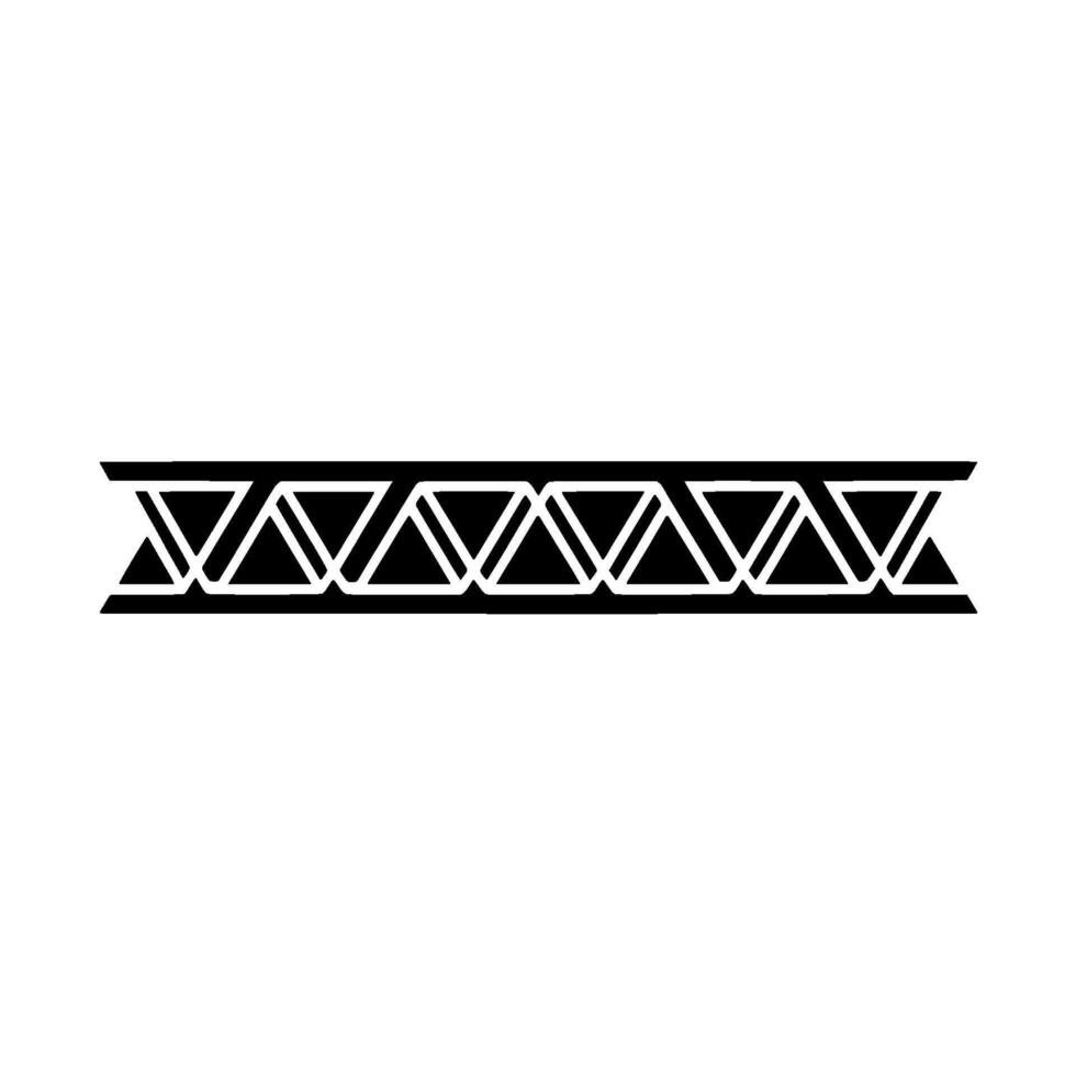Black Truss Structure On Gray Background vector