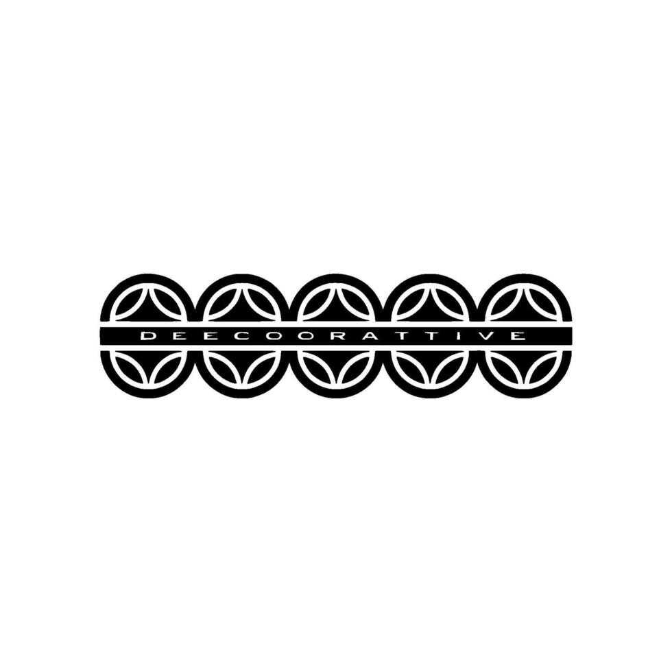 Deecoorattive Minimalist Black White vector