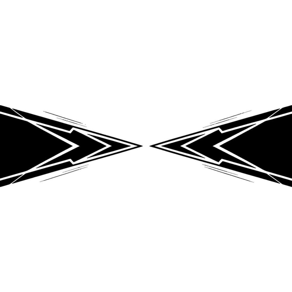 Abstract Black And White Geometric, Symmetry Background vector
