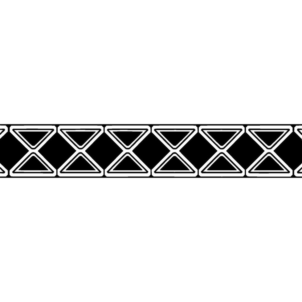 Geometric Pattern Border Monochrome Triangle Motif On Gradient Background vector