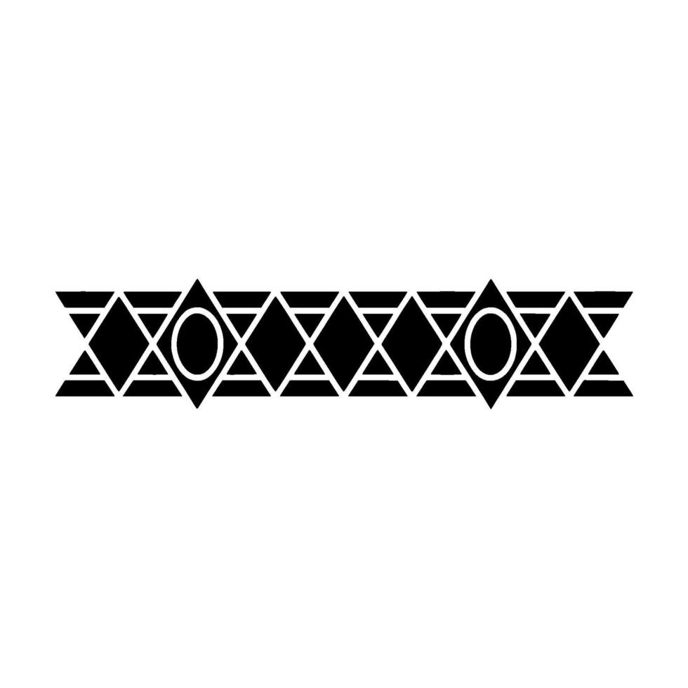 Geometric Black Pattern On Gray Background vector