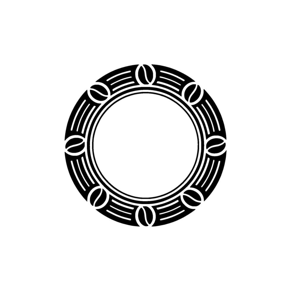 Geometric Circle Emblem, Minimalist , Circular Motif vector