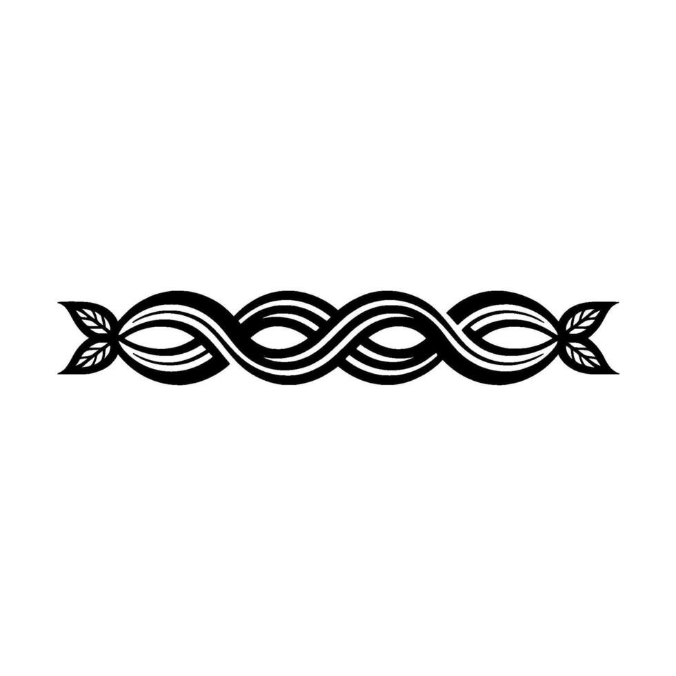 Intricate Celtic Knot Border, Elegant vector